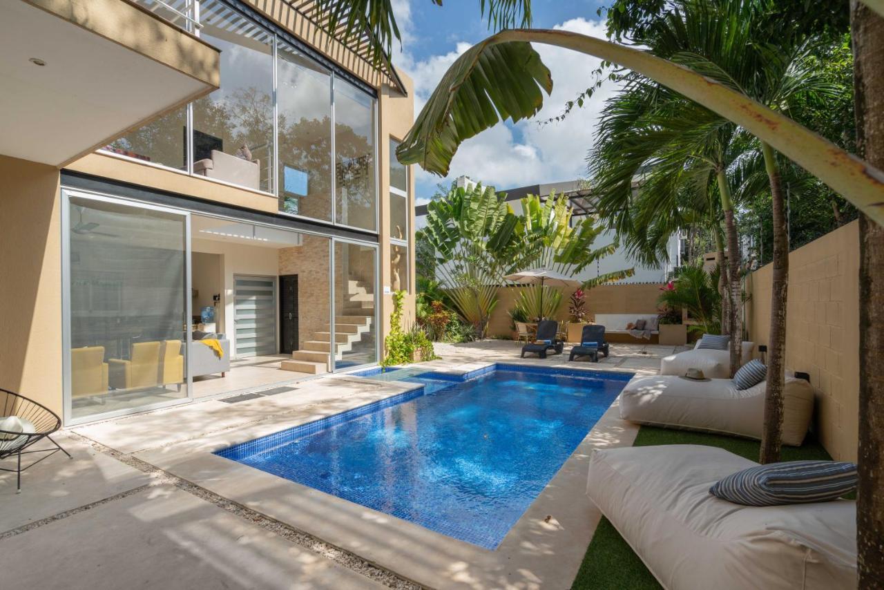 Tulum Private Modern Villa-Pool Beds-Ac-Internet-Parking-Grill Exterior foto