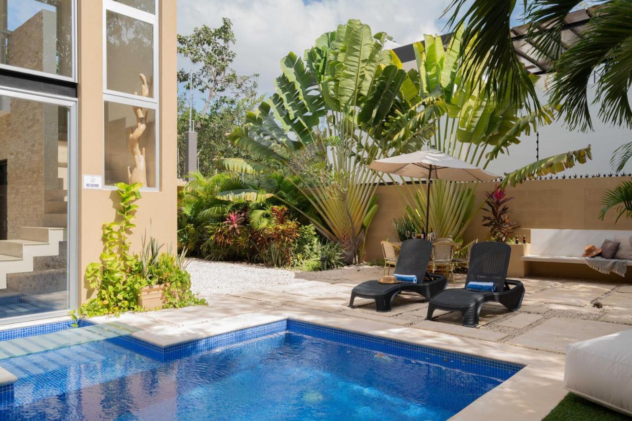 Tulum Private Modern Villa-Pool Beds-Ac-Internet-Parking-Grill Exterior foto