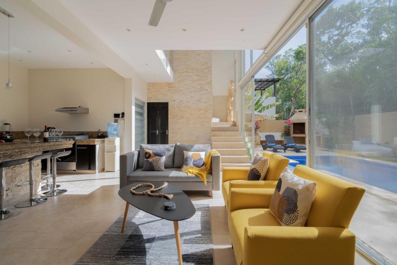 Tulum Private Modern Villa-Pool Beds-Ac-Internet-Parking-Grill Exterior foto