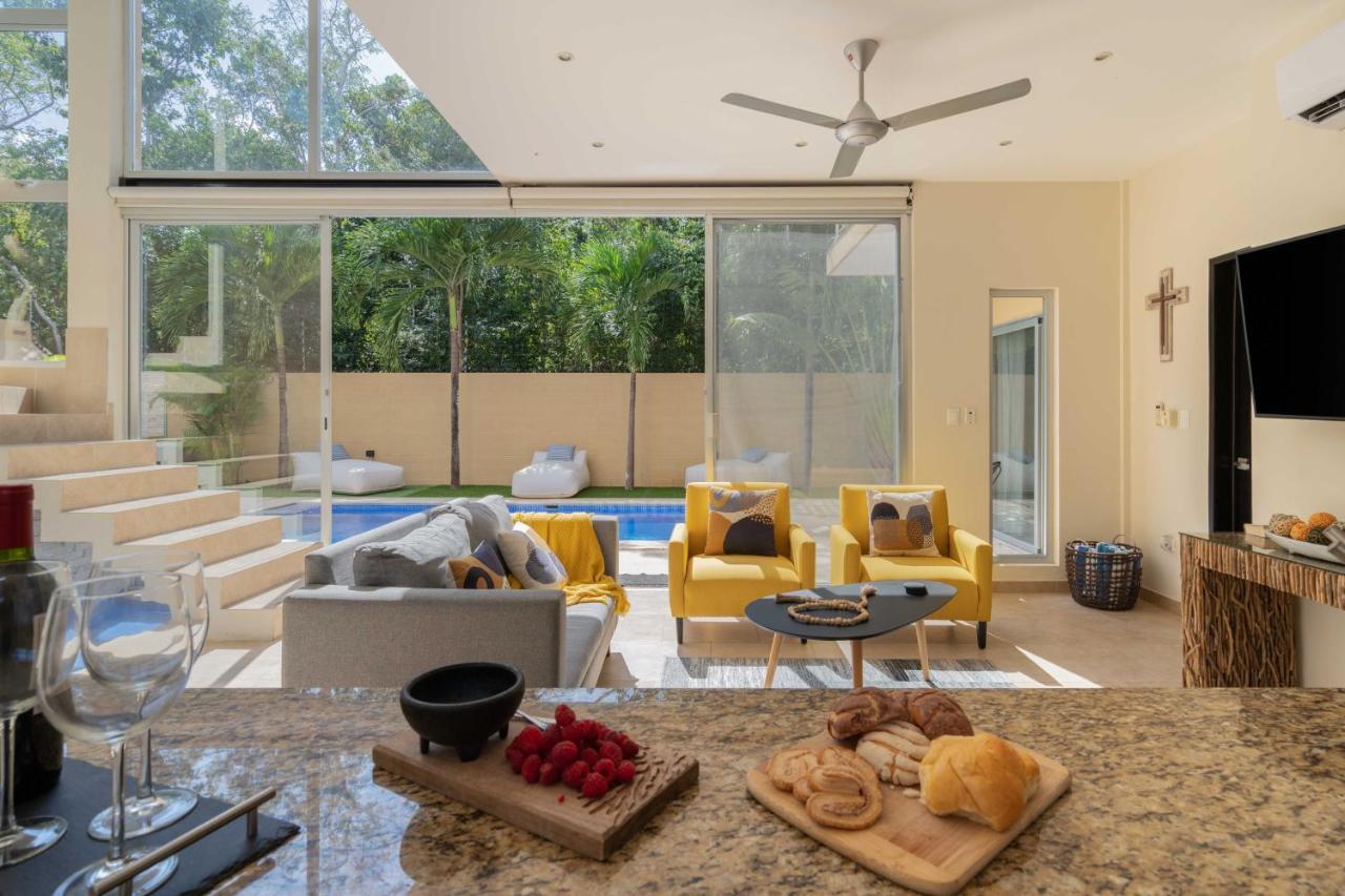Tulum Private Modern Villa-Pool Beds-Ac-Internet-Parking-Grill Exterior foto