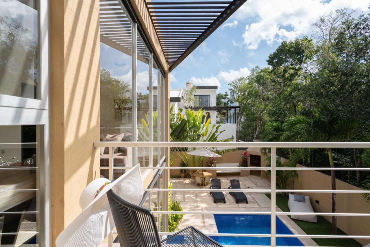 Tulum Private Modern Villa-Pool Beds-Ac-Internet-Parking-Grill Exterior foto